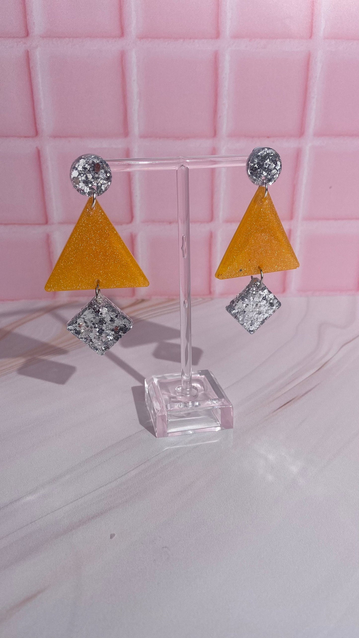Silicone earring mould/mold