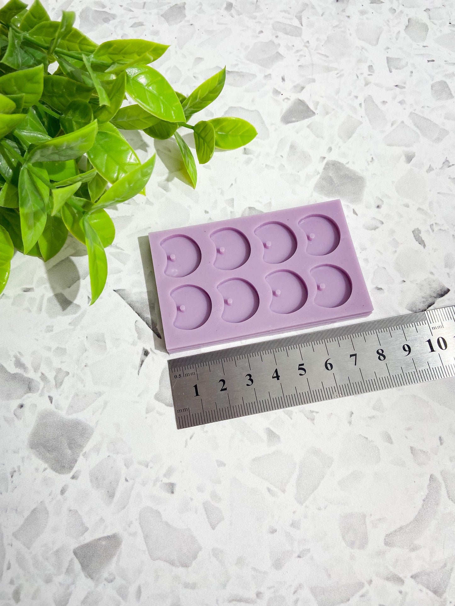 Stud topper silicone earring mould