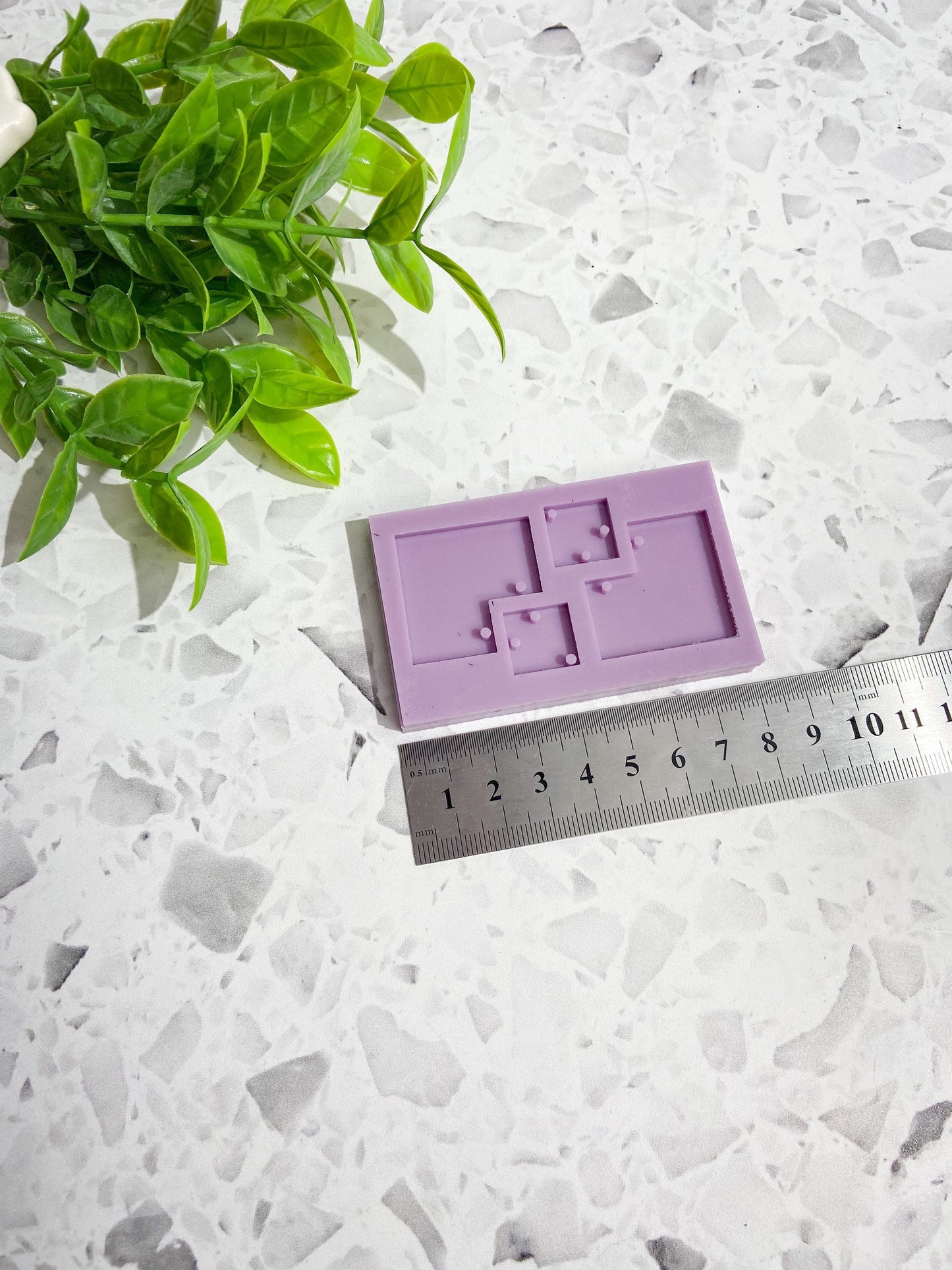 Silicone earring mould/mold