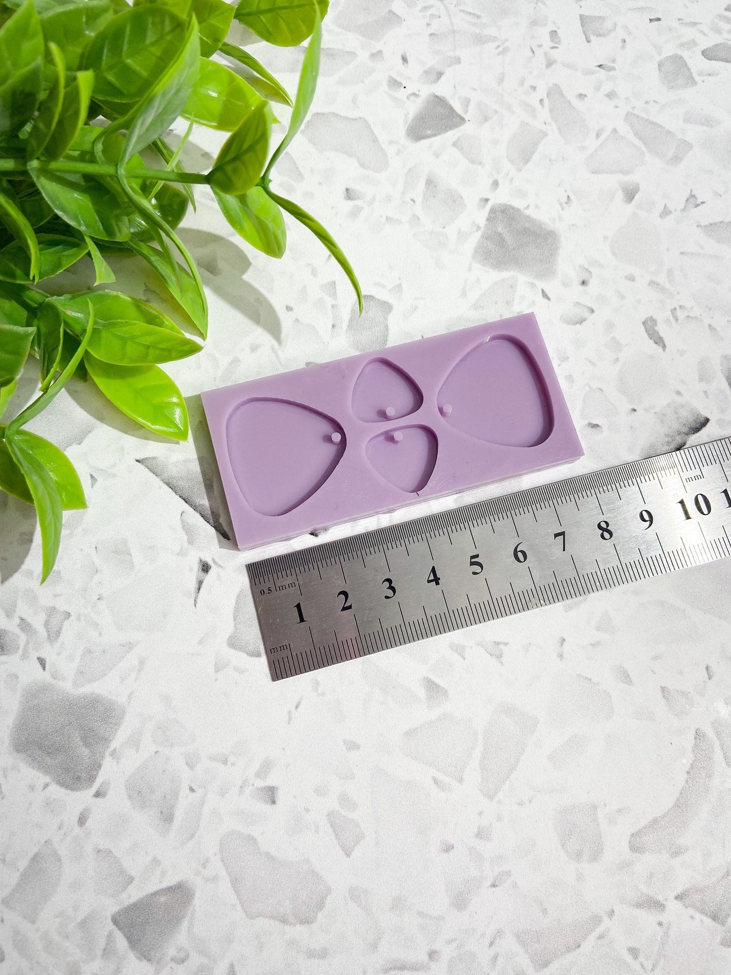 Mini silicone earring mould/mold