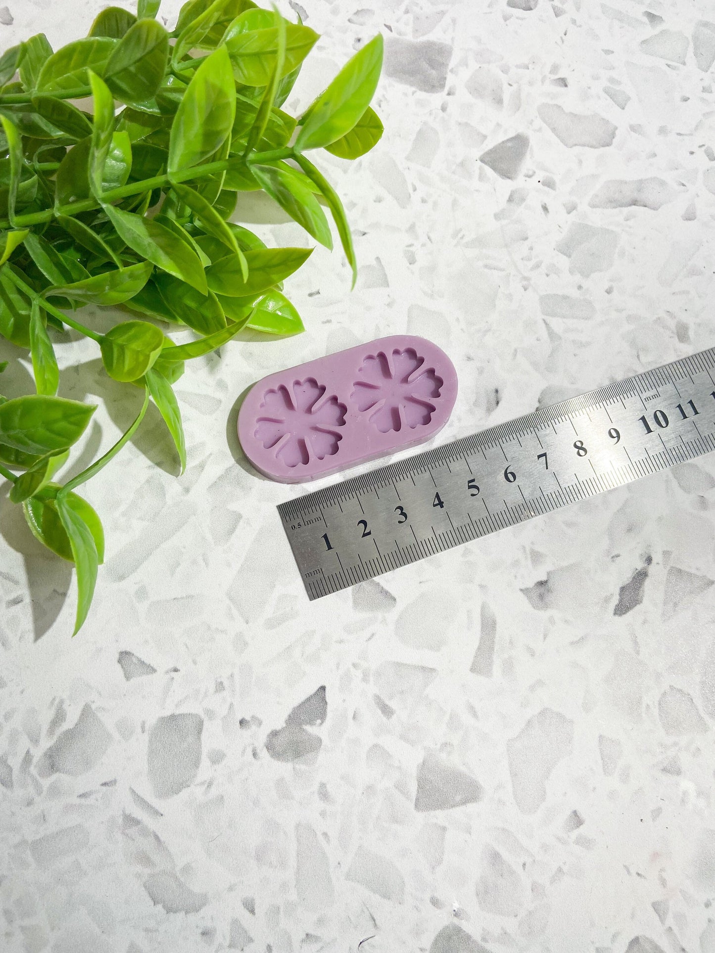 Flower silicone mould, floral earring mould, mini flower mould, mini mould