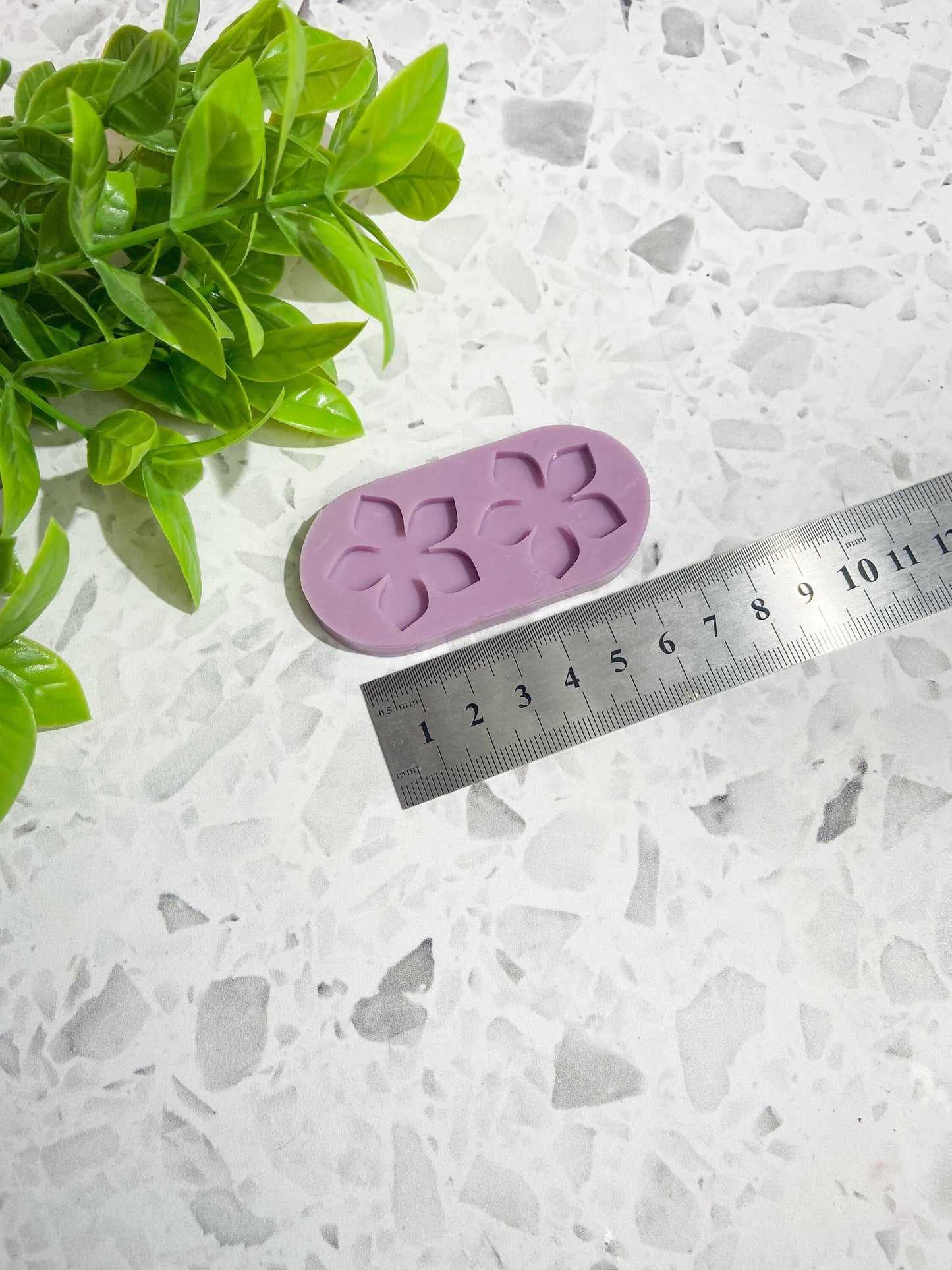 Flower silicone mould, floral silicone earring mould, mini flower mould, mini mould