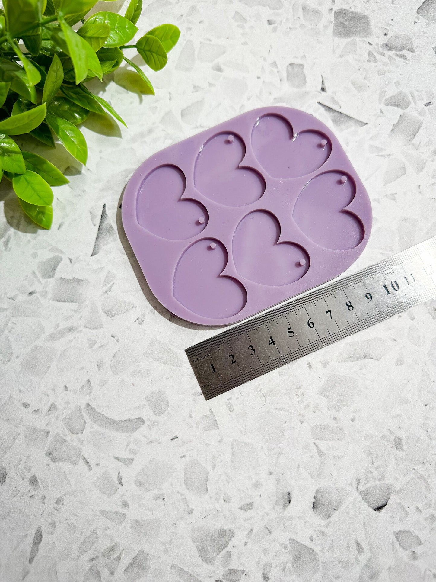 Heart dangle shaped silicone earring mould/mold, cute shaped silicone mould for resin, heart shaped silicone mould, hearts galore