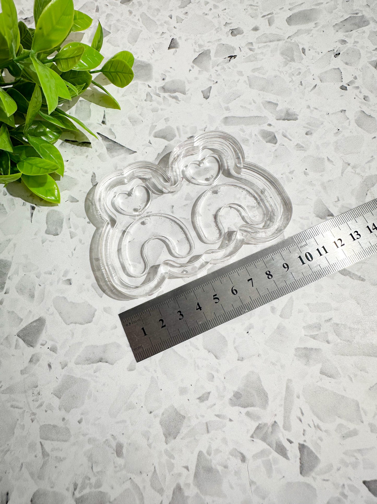 Acrylic blank, earring blank for silicone mould making, acrylic housing, silicone mould making, heart earring mould