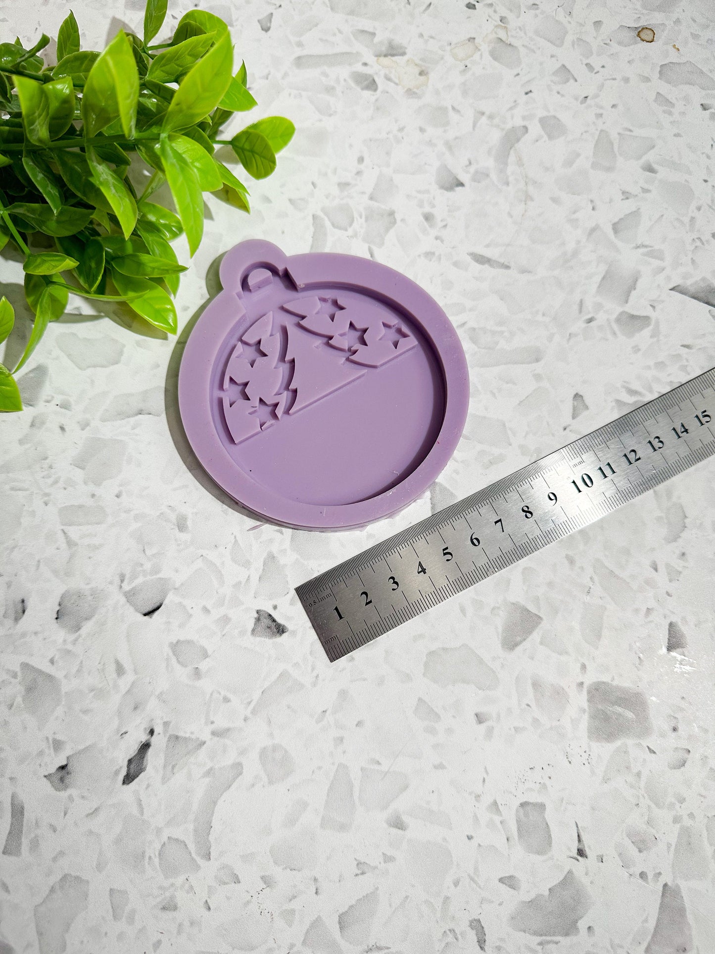 Christmas bauble silicone mould ornament, Christmas tree ornament, festive mould