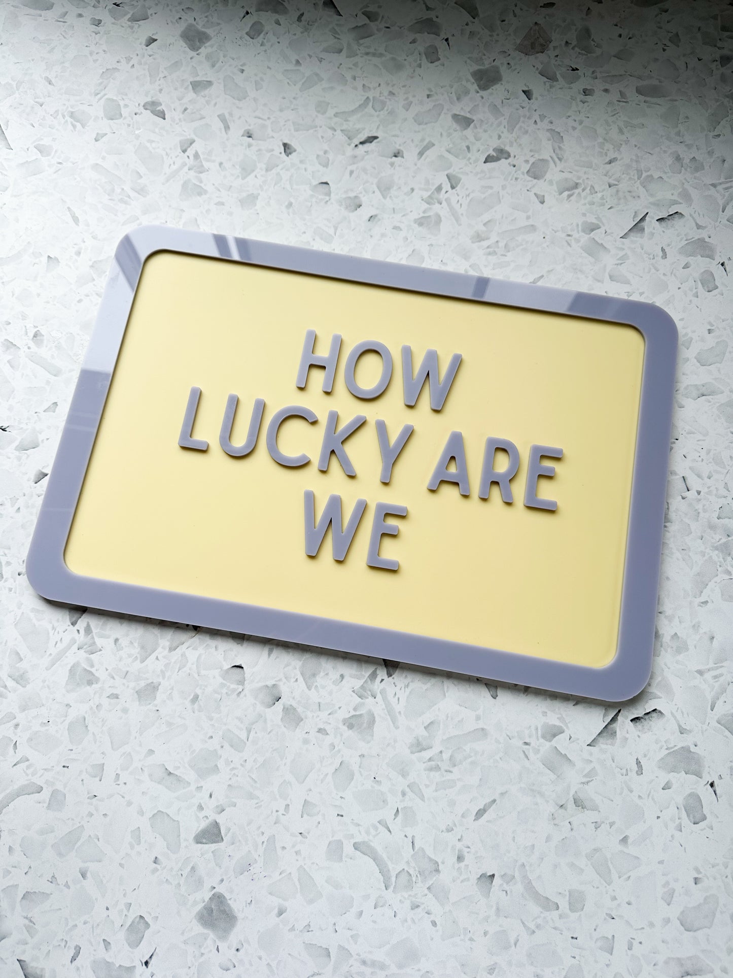 Custom acrylic signs for wall