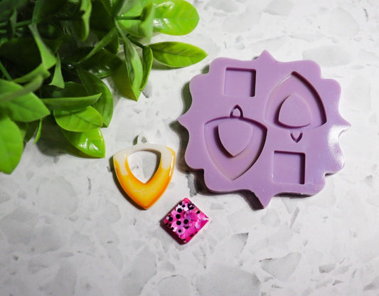 Silicone earring mould