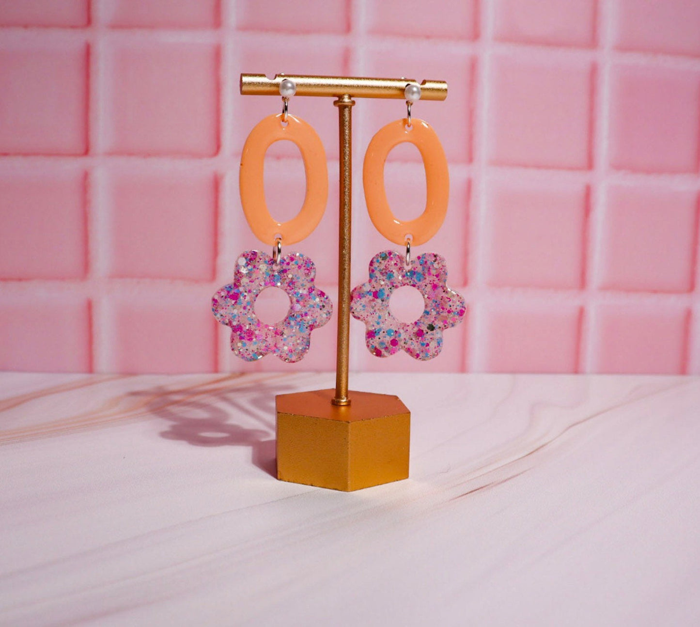 Silicone earring mould/mold