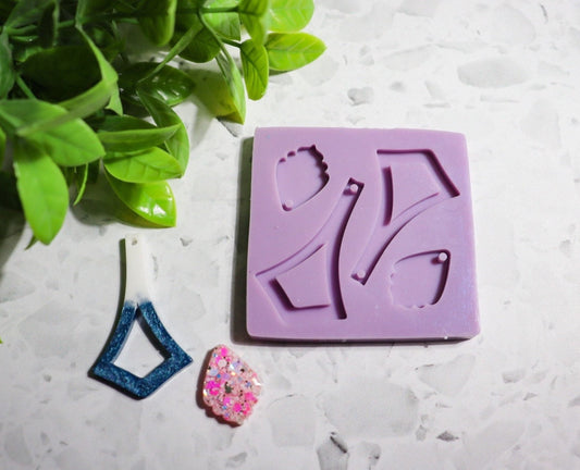 Silicone earring mould