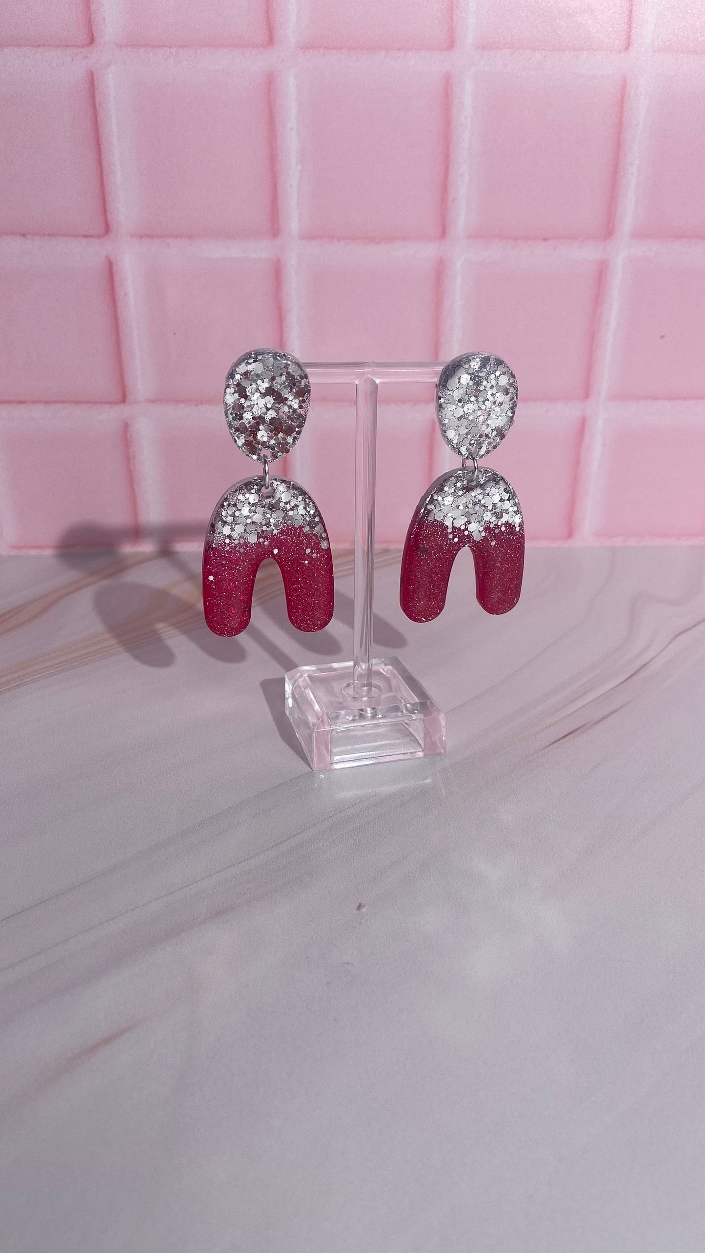 Silicone earring mould/mold