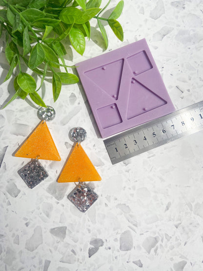 Silicone earring mould/mold