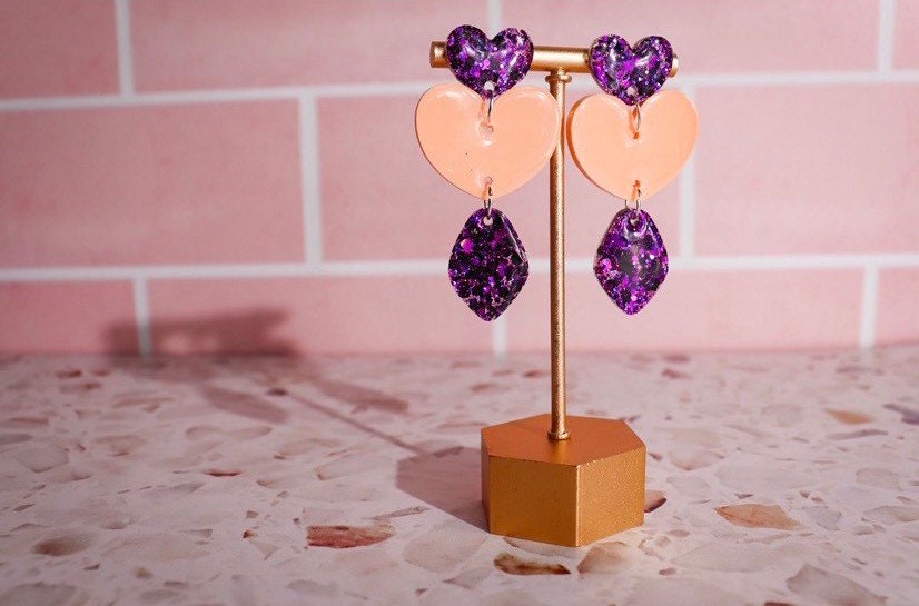 Silicone earring mold/mould