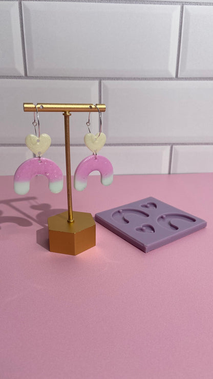 Arch silicone earring mould/mold