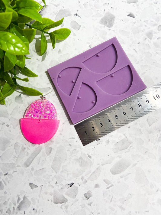 Silicone earring mould/mold