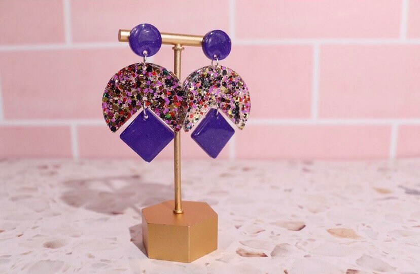 Dangle silicone earring mould/mold