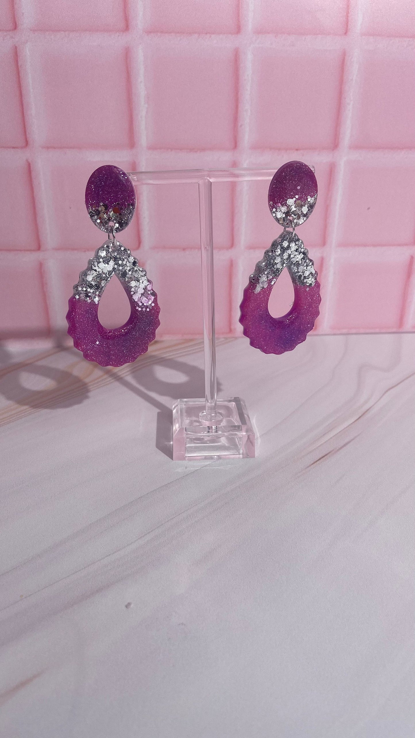 Silicone earring mould/mold