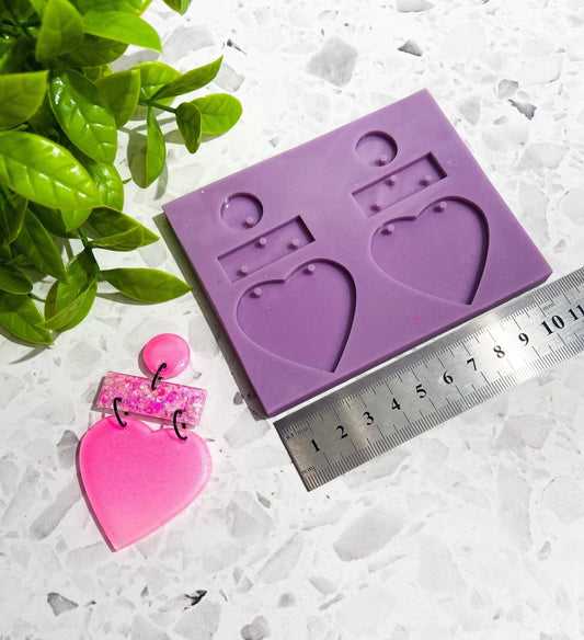 Silicone earring mould/mold