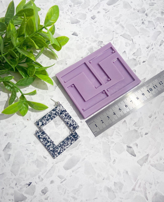 Silicone earring mould/mold