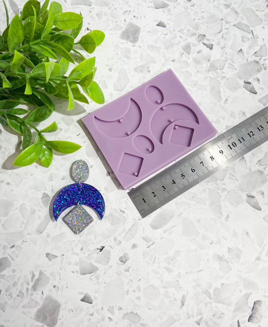 Silicone earring mould/mold