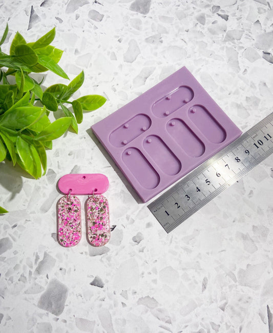 Silicone earring mould/mold