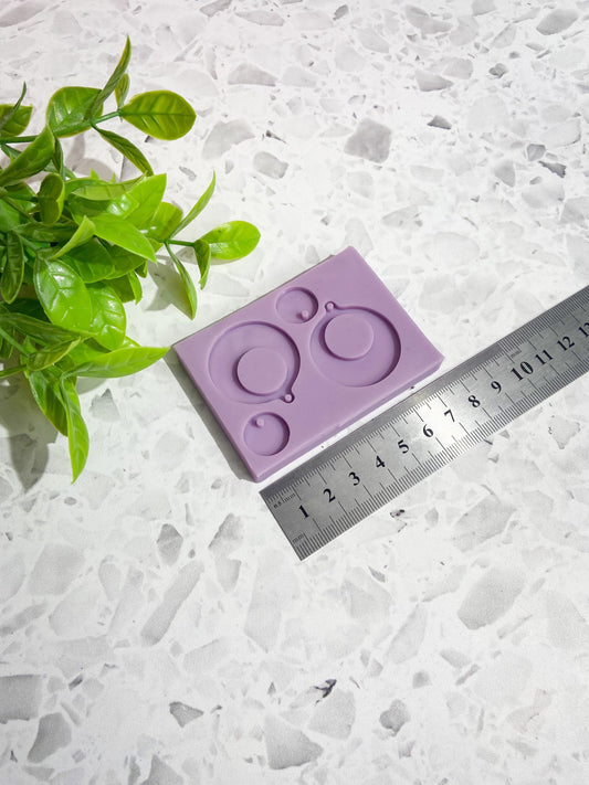 Silicone earring mould/mold