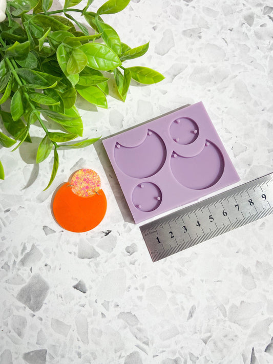 Silicone earring mould/mold