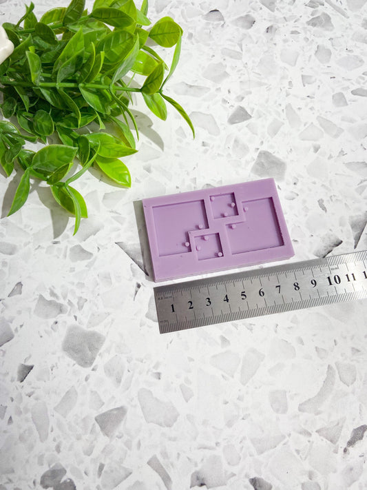 Silicone earring mould/mold