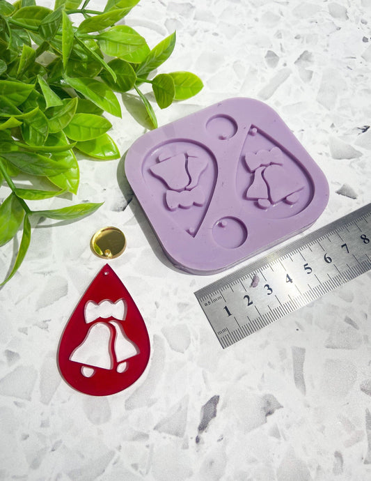 Christmas silicone earring mould/mold