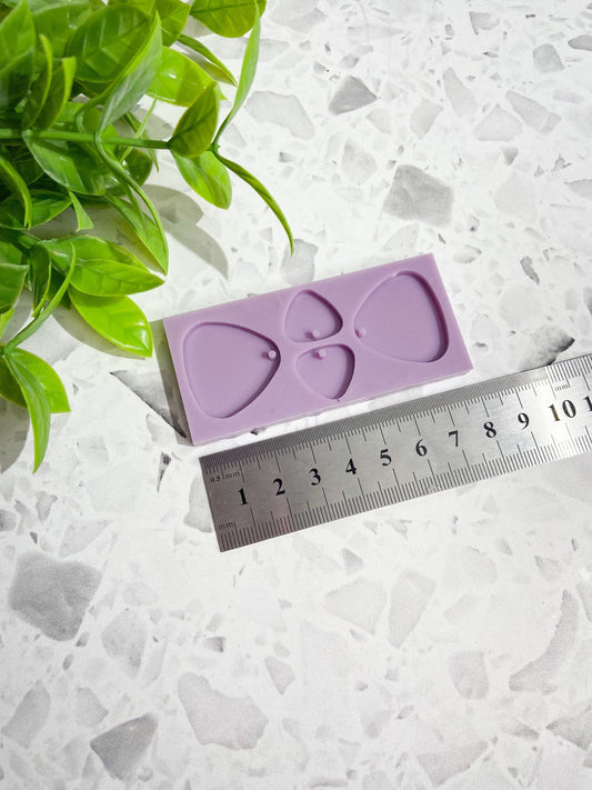 Mini silicone earring mould/mold