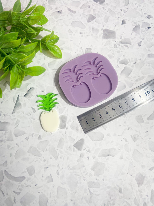 Pineapple silicone mould, fruit earring mould, summer mould, pineapple earring mould
