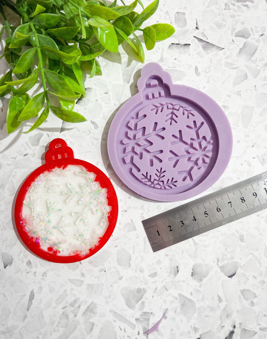 Christmas ornament silicone mould, ornament mould, festive silicone mould