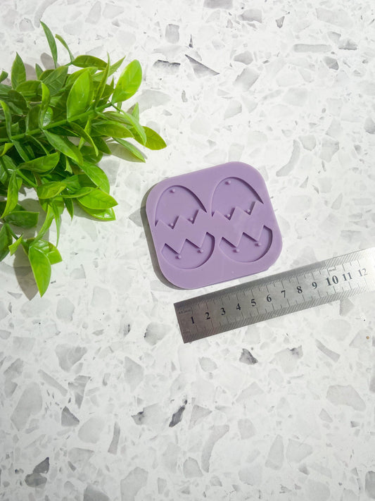 Cracked Easter egg mould, Easter silicone mould, egg mould