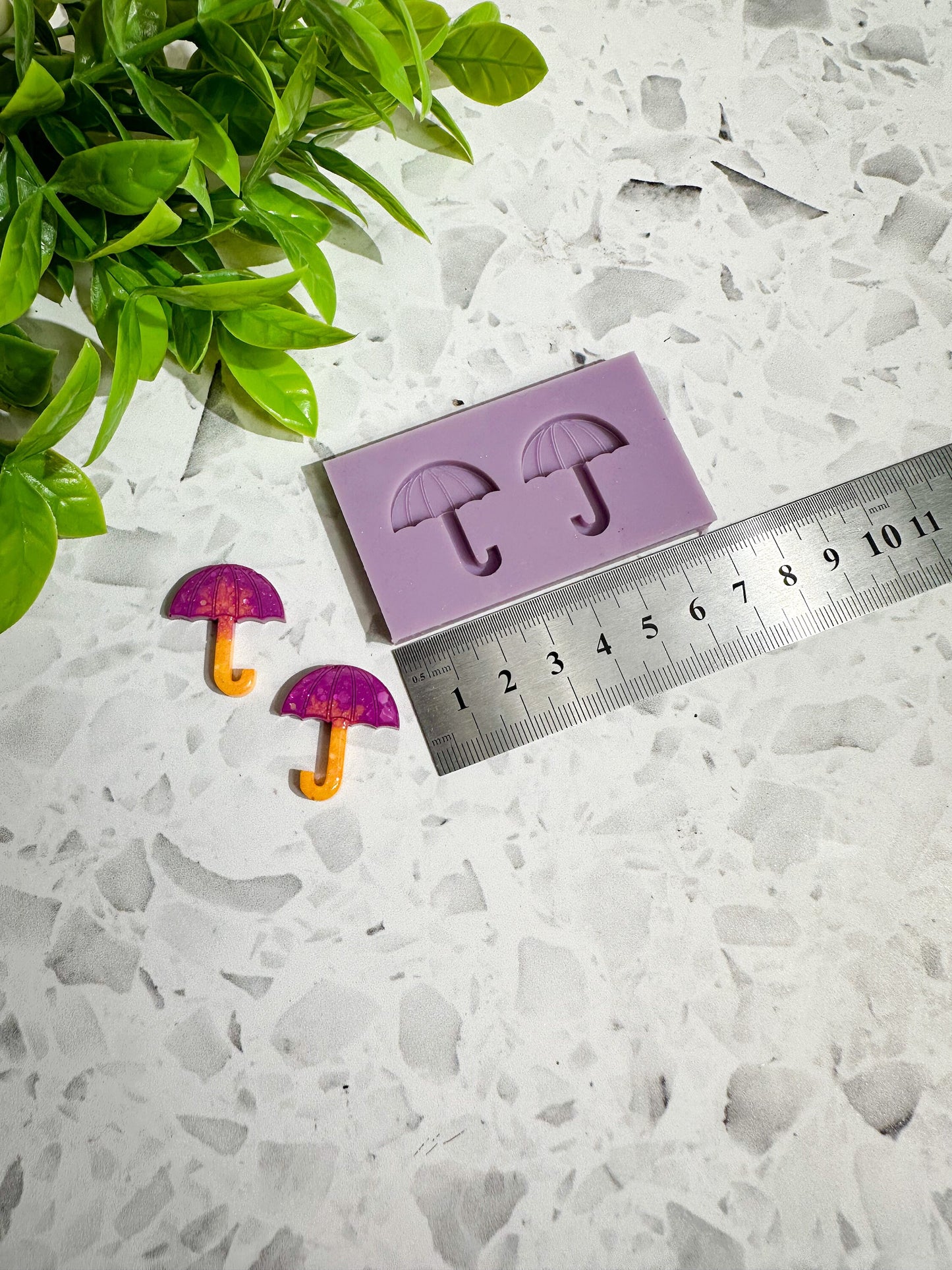 Mini silicone mould, umbrella stud mould, mini studs