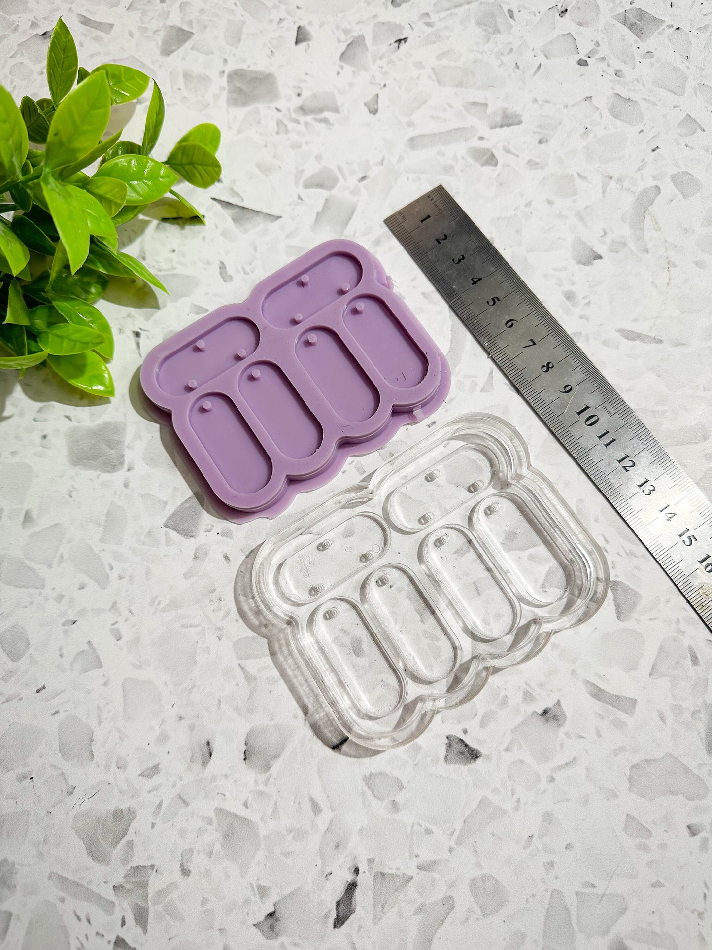 Acrylic blank, earring blank for silicone mould making, acrylic housing, silicone mould making, heart earring mould