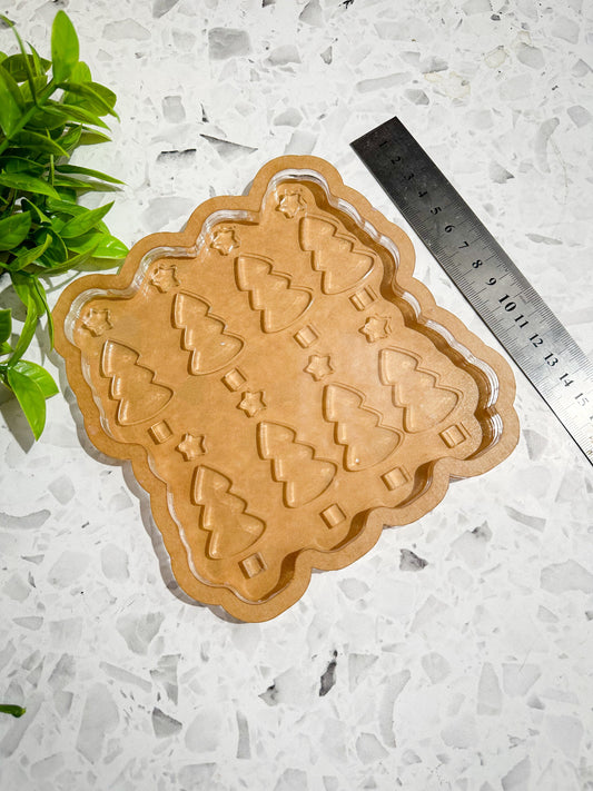 Acrylic blank, earring blank for silicone mould making, acrylic housing, silicone mould making, Christmas tree blanks