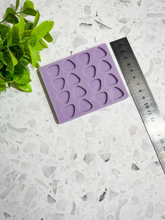 Stud mould, Silicone earring mould, stud topper silicone mould