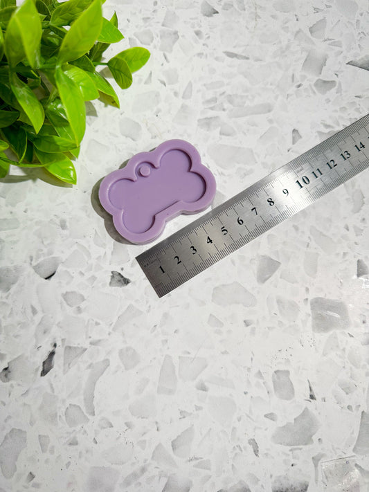 Dog tag silicone mould, bone keyring, bone shaped mould,